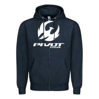 Navy pivot cycles Zipper Hoodie - artisFamous
