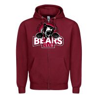 Burgundy lenoir rhyne gifts Zipper Hoodie - artisFamous