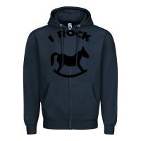 Navy i rock funny Zipper Hoodie - artisFamous