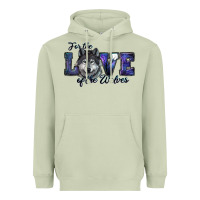 Matcha For The Love Of The Wolves Heavyweight Hoodie - RanaPortraitStore