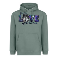 Sage For The Love Of The Wolves Heavyweight Hoodie - RanaPortraitStore