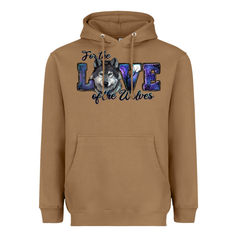 For The Love Of The Wolves Heavyweight Hoodie by RanaPortraitStore | Teevron