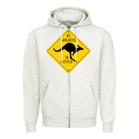 Oatmeal Heather no kangaroos in austria Zipper Hoodie - artisFamous
