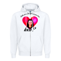 White bella where the hell have you been loca Zipper Hoodie - artisFamous