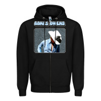 Black bones owens Zipper Hoodie - artisFamous