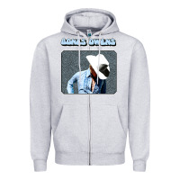 Heather Grey bones owens Zipper Hoodie - artisFamous