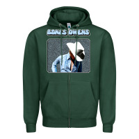 Sports Green bones owens Zipper Hoodie - artisFamous