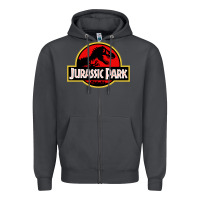 Smoke jurassicc park cartoon Zipper Hoodie - artisFamous