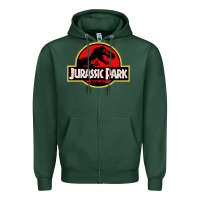 Sports Green jurassicc park cartoon Zipper Hoodie - artisFamous