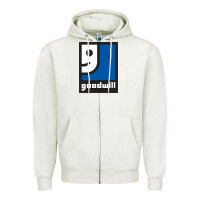 Oatmeal Heather Goodwill Zipper Hoodie - artisFamous
