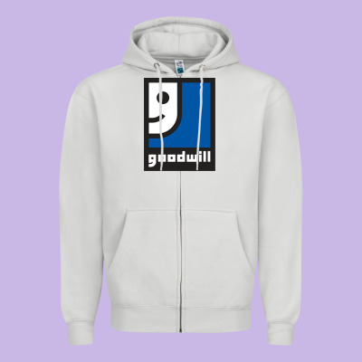 Goodwill Zipper Hoodie Designed By Artisfamous