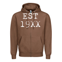 Chestnut MGK EST 19XX Zipper Hoodie - artisFamous