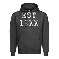 Charcoal Heather MGK EST 19XX Zipper Hoodie - artisFamous