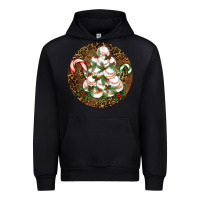 Black Merry Christmas Baseball Urban Hoodie - RanaPortraitStore