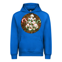 Cobalt Merry Christmas Baseball Urban Hoodie - RanaPortraitStore