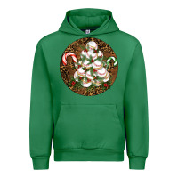 Emerald Merry Christmas Baseball Urban Hoodie - RanaPortraitStore