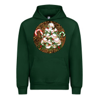 Forest Green Merry Christmas Baseball Urban Hoodie - RanaPortraitStore