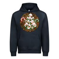 Navy Merry Christmas Baseball Urban Hoodie - RanaPortraitStore
