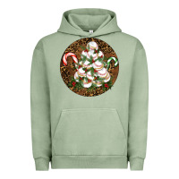 Pigment Oil Green Merry Christmas Baseball Urban Hoodie - RanaPortraitStore