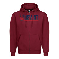 Burgundy uswnt classic Zipper Hoodie - artisFamous
