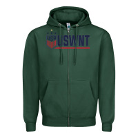 Sports Green uswnt classic Zipper Hoodie - artisFamous