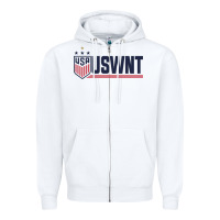 White uswnt classic Zipper Hoodie - artisFamous