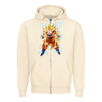Sandshell super saiyan Zipper Hoodie - artisFamous