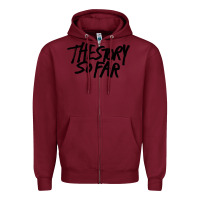 Burgundy the story so far Zipper Hoodie - artisFamous