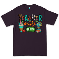 Plum teacher mode on Premium Tee - OliviaCreatesArt