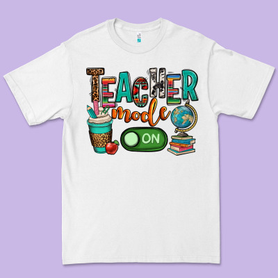 Teacher Mode On Premium Tee Designed By Oliviacreatesart