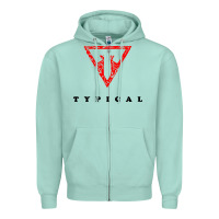Seafoam typical gamer Zipper Hoodie - artisFamous