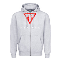 Heather Grey typical gamer Zipper Hoodie - artisFamous