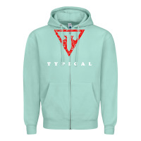 Seafoam typical gamer Zipper Hoodie - artisFamous