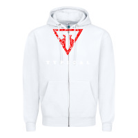 White typical gamer Zipper Hoodie - artisFamous