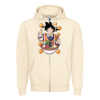 Sandshell Saiyan Ramen Zipper Hoodie - artisFamous