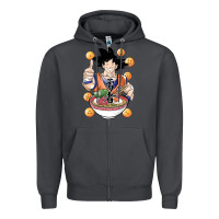 Smoke Saiyan Ramen Zipper Hoodie - artisFamous