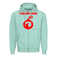 Seafoam tsunami bomb trust no one Zipper Hoodie - artisFamous