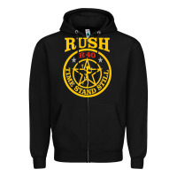 Black rush R40 Zipper Hoodie - artisFamous