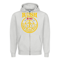 Dove Grey rush R40 Zipper Hoodie - artisFamous