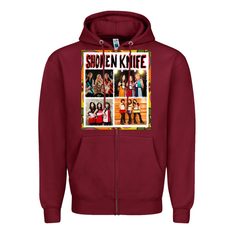 Shonen Knife Zipper Hoodie by artisFamous | Teevron