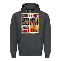 Smoke Shonen knife Zipper Hoodie - artisFamous