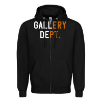 Black Gallery Dept. Zipper Hoodie - artisFamous