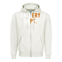 Oatmeal Heather Gallery Dept. Zipper Hoodie - artisFamous