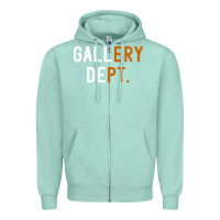Seafoam Gallery Dept. Zipper Hoodie - artisFamous