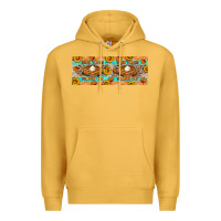 Mustard Thick Thighs Pumpkin Pies Premium Hoodie - Artiststas