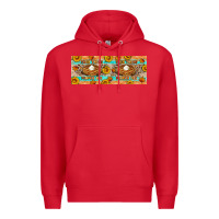 Red Thick Thighs Pumpkin Pies Premium Hoodie - Artiststas