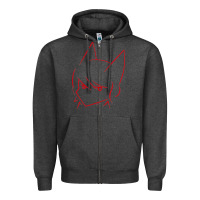 Charcoal Heather Aphmau Sketch Zipper Hoodie - artisFamous