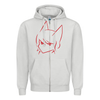 Dove Grey Aphmau Sketch Zipper Hoodie - artisFamous