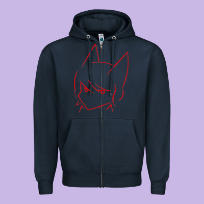 Aphmau Sketch Zipper Hoodie Designed By Artisfamous