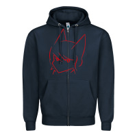 Navy Aphmau Sketch Zipper Hoodie - artisFamous